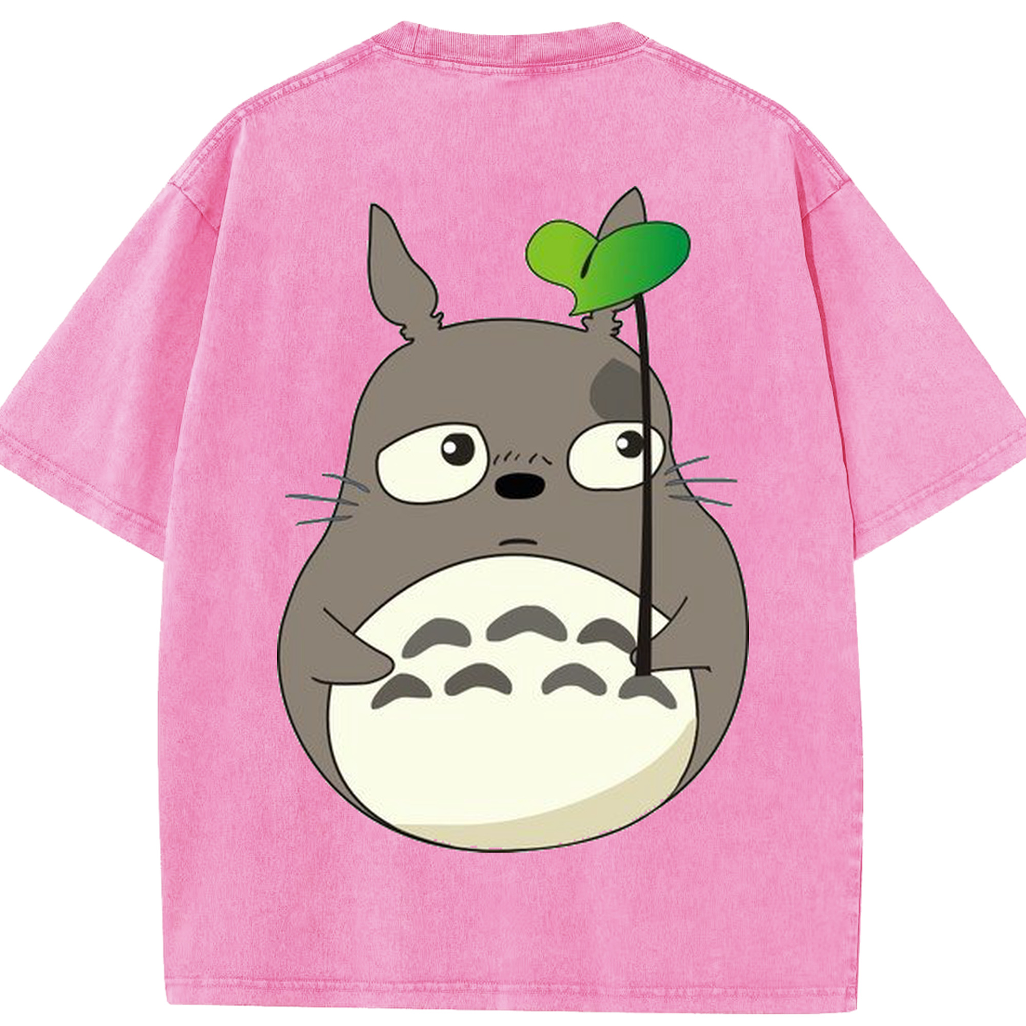 （画像用） となりのトトロ 草壁メイ 草壁サツキ My Neighbor Totoro Satsuki Kusakabe Mei Kusakabe 綿100% ヴィンテージ風 半袖Tシャツ（背面プリント）
